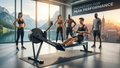 Foldable Rowing Machine, Full Body Workout Rower for Home Gym & Cardio Training