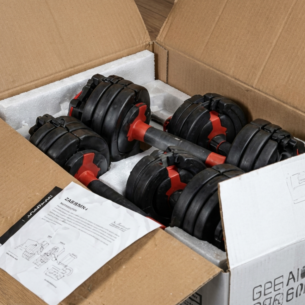 Adjustable Dumbbells, Multi-Weight Dumbbell Set for Home Gym & Full Body Workout